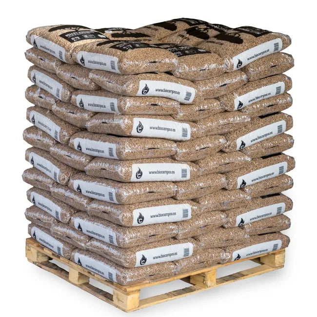 Palet de 42 sacos de pellet PIÑONERO