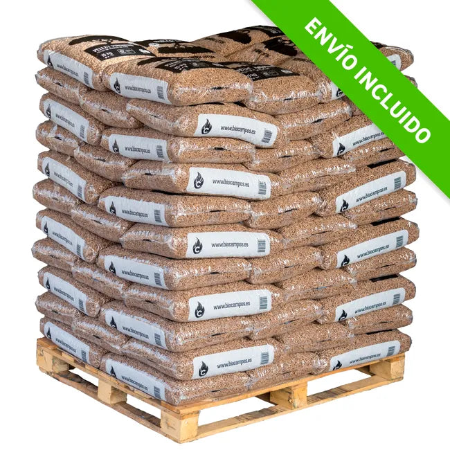 Palet de 42 sacos de pellet PIÑONERO