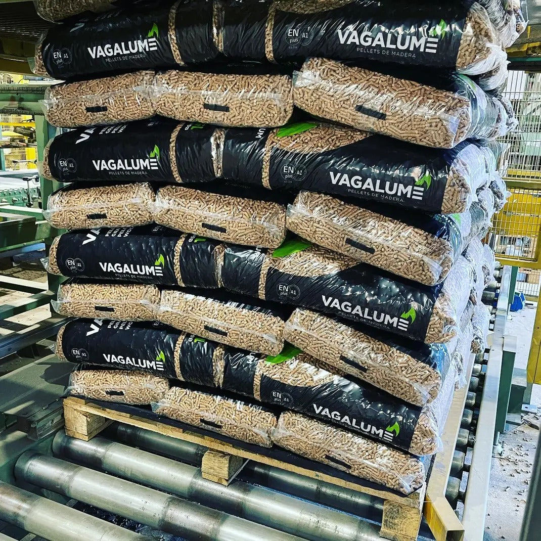 Palet de pellet Vagalume 70 sacos 15 Kg