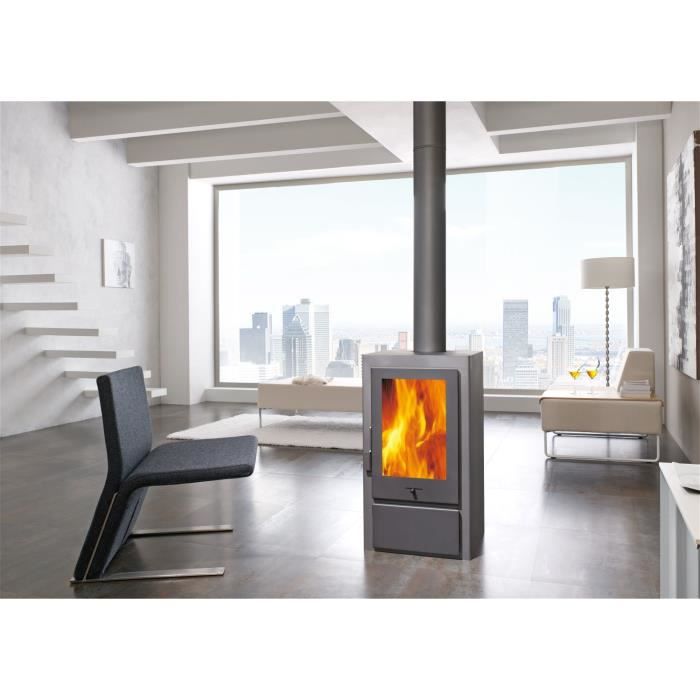 ESTUFA DE LEÑA FJORD SAND ECODISEÑO